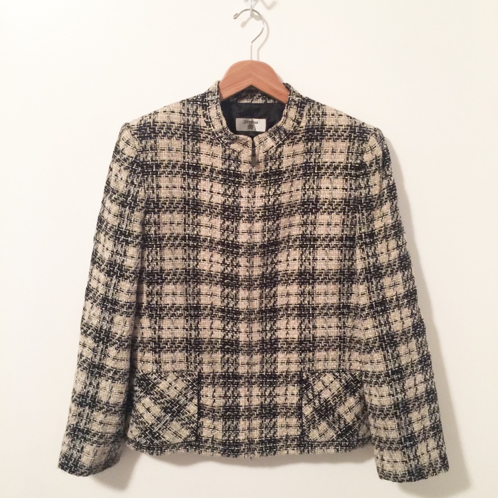 Stresa Short Plaid Jacket